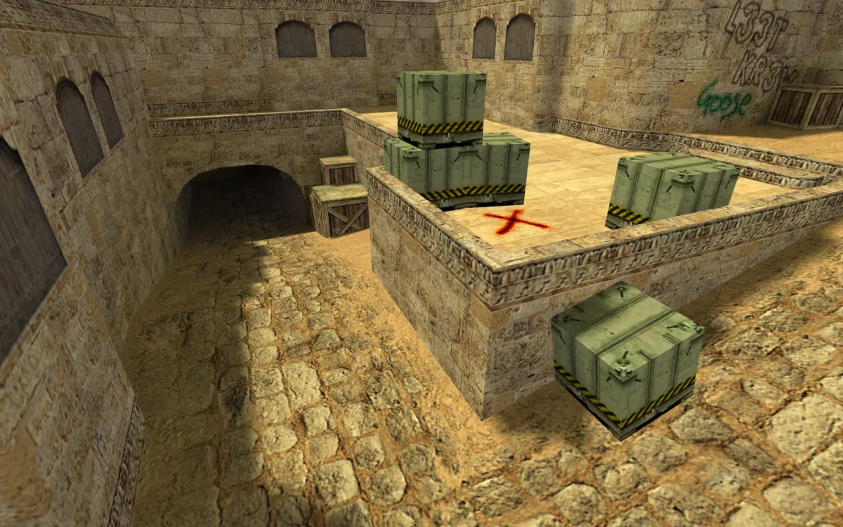 Dust 2 A-Site, Counter-Strike 1.6